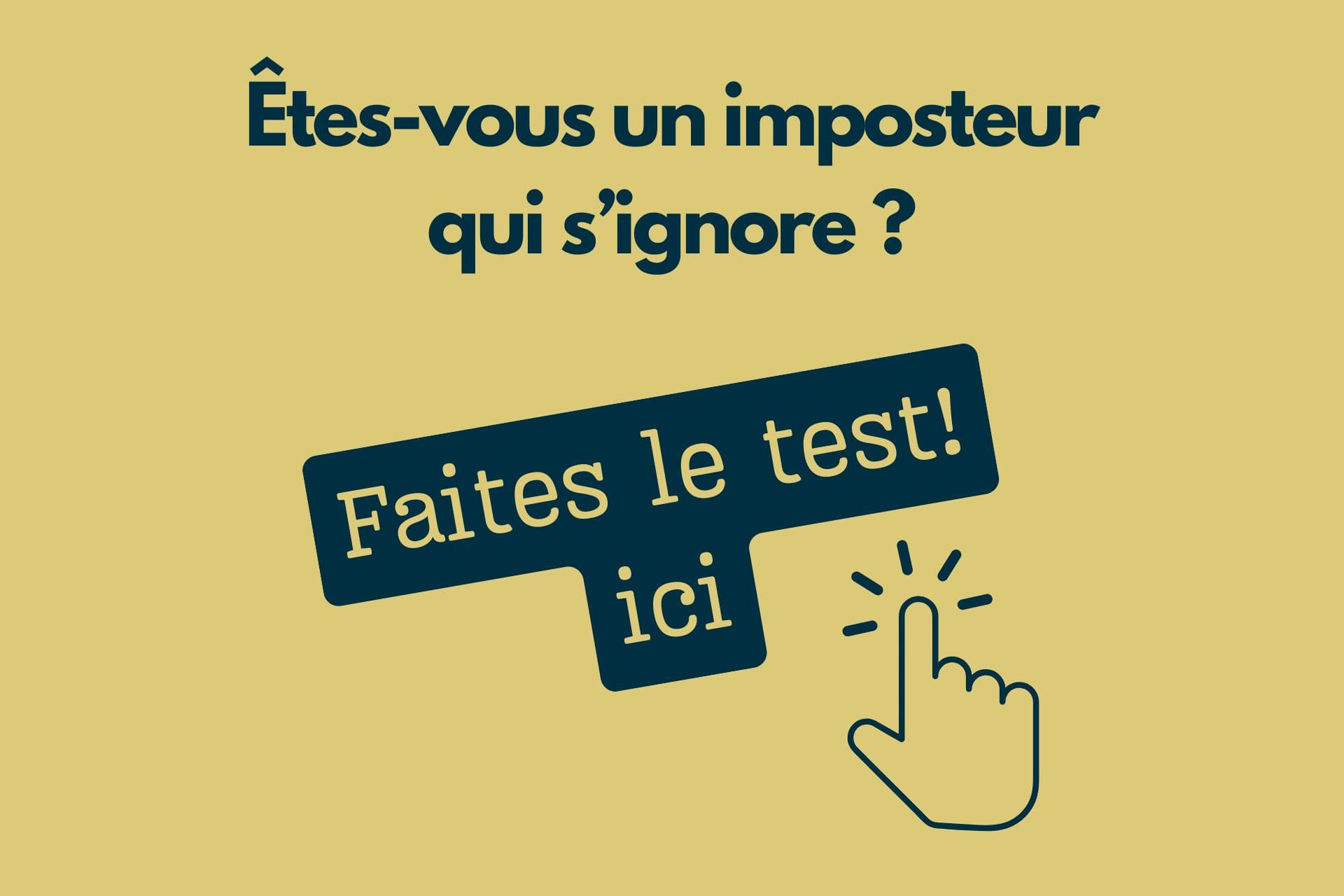 Test syndrome imposteur
